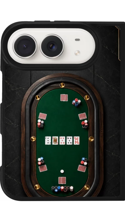 Coque iPhone Duo - Silicone rigide noir Sports 2026 Poker