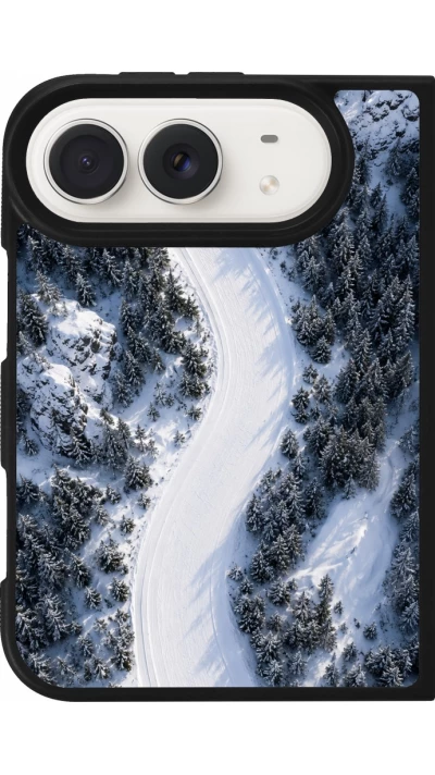 Coque iPhone Duo - Silicone rigide noir Sports 2026 Ski