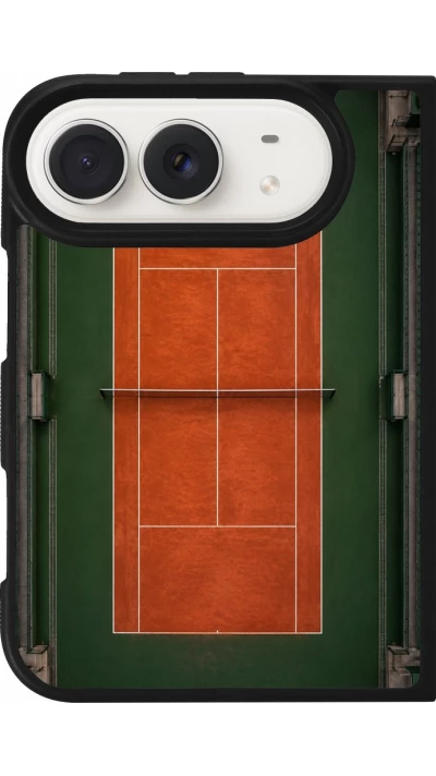 Coque iPhone Duo - Silicone rigide noir Sports 2026 Tennis