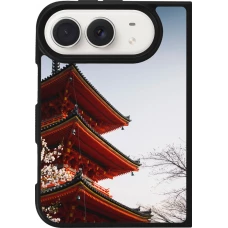 Coque iPhone Duo - Silicone rigide noir Spring 23 Japan
