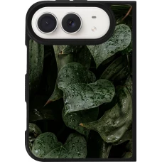 iPhone Duo Case Hülle - Silikon schwarz Spring 23 fresh plants