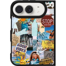Coque iPhone Duo - Silicone rigide noir Summer 2021 15