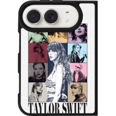 Coque iPhone Duo - Silicone rigide noir Taylor Swift The Eras Tour