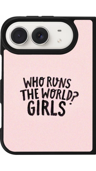 Coque iPhone Duo - Silicone rigide noir Womens day 2026 3
