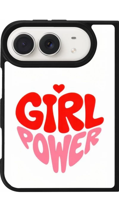 Coque iPhone Duo - Silicone rigide noir Womens day 2026 6