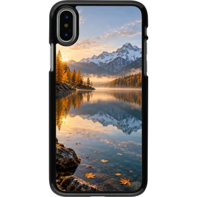 Coque iPhone X / Xs - Autumn 26 Autumn lake
