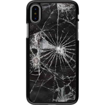 Hülle iPhone X / Xs - Broken Screen