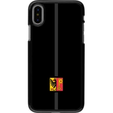 iPhone X / Xs Case Hülle - Kanton GE schwarz