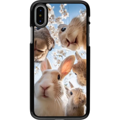 iPhone X / Xs Case Hülle - Easter 2026 Rabbits