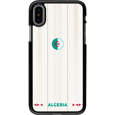 Coque iPhone X / Xs - Maillot de football Algérie 2026 personnalisable