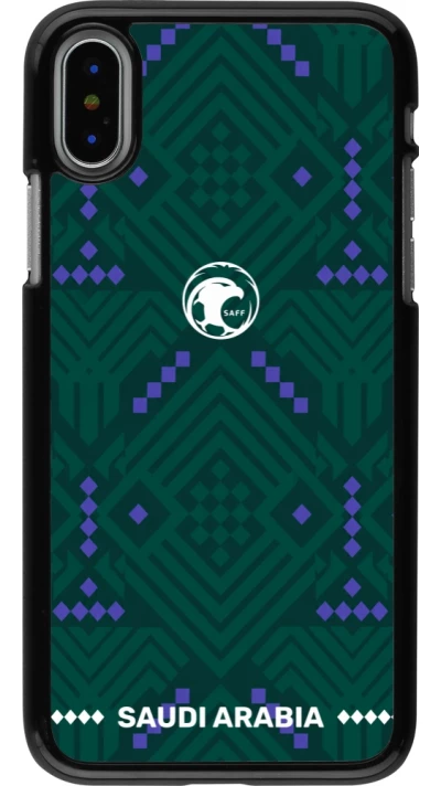 iPhone X / Xs Case Hülle - Saudi Arabien 2026 personalisierbares Fussballtrikot