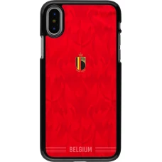 Coque iPhone X / Xs - Maillot de football Belgique 2026 personnalisable