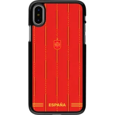 Coque iPhone X / Xs - Maillot de football Espagne 2026 personnalisable