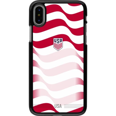iPhone X / Xs Case Hülle - Vereinigten Staaten 2026 personalisierbares Fussballtrikot