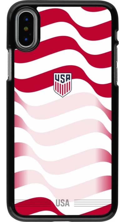 iPhone X / Xs Case Hülle - Vereinigten Staaten 2026 personalisierbares Fussballtrikot