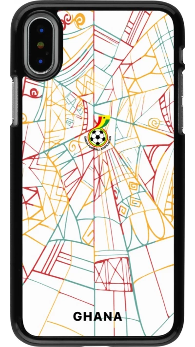iPhone X / Xs Case Hülle - Ghana 2026 personalisierbares Fussballtrikot