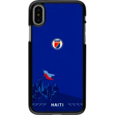 iPhone X / Xs Case Hülle - Haiti 2026 personalisierbares Fussballtrikot