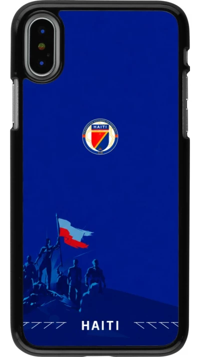 iPhone X / Xs Case Hülle - Haiti 2026 personalisierbares Fussballtrikot