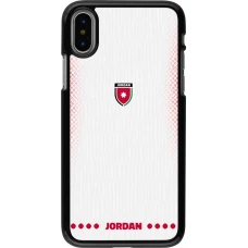 iPhone X / Xs Case Hülle - Jordanien 2026 personalisierbares Fussballtrikot