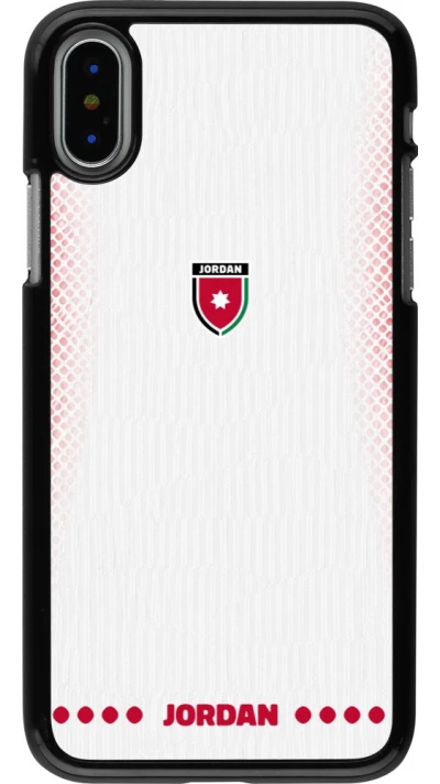 iPhone X / Xs Case Hülle - Jordanien 2026 personalisierbares Fussballtrikot
