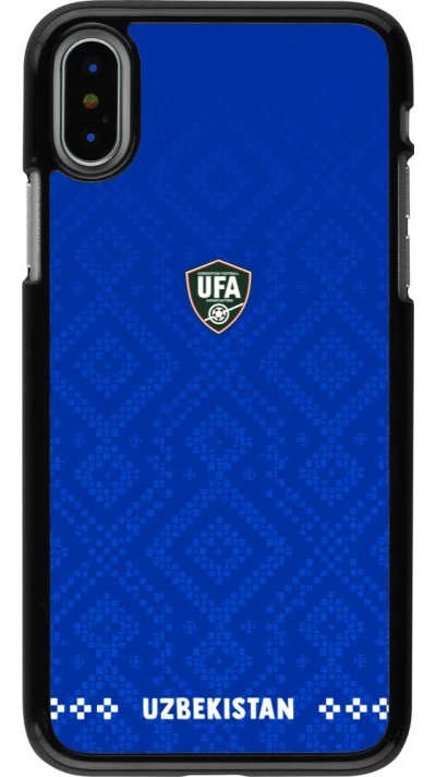iPhone X / Xs Case Hülle - Usbekistan 2026 personalisierbares Fussballtrikot