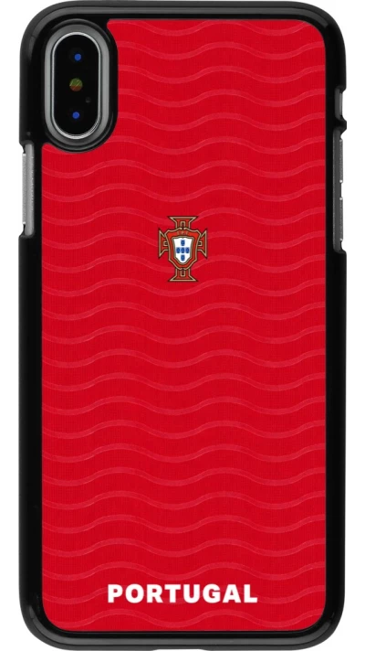 iPhone X / Xs Case Hülle - Portugal 2026 personalisierbares Fussballtrikot