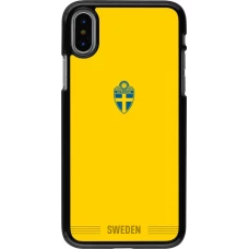 iPhone X / Xs Case Hülle - Schweden 2026 personalisierbares Fussballtrikot
