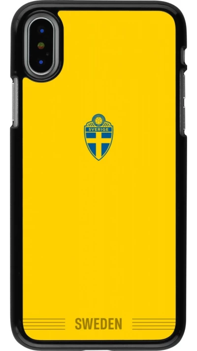 iPhone X / Xs Case Hülle - Schweden 2026 personalisierbares Fussballtrikot
