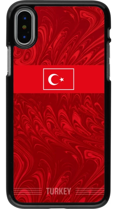iPhone X / Xs Case Hülle - Türkei 2026 personalisierbares Fussballtrikot
