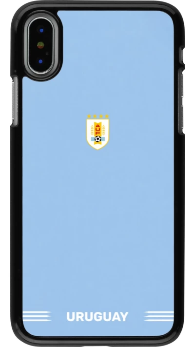 iPhone X / Xs Case Hülle - Uruguay 2026 personalisierbares Fussballtrikot