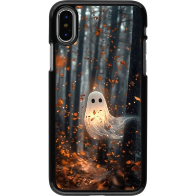 Coque iPhone X / Xs - Halloween 2025 Ghost in the forest