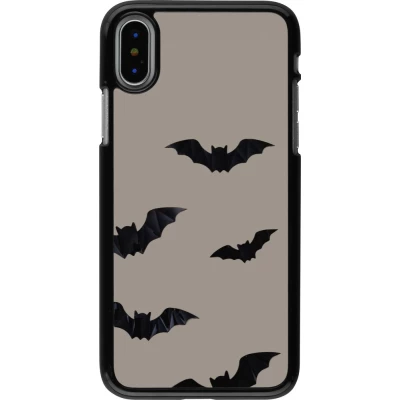 Coque iPhone X / Xs - Halloween 2026 Bats