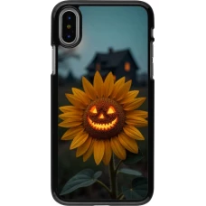 iPhone X / Xs Case Hülle - Halloween 2026 Evil Sunflower