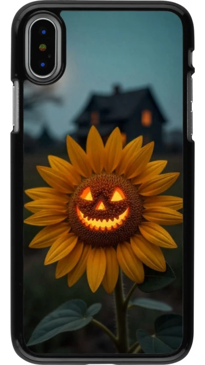 iPhone X / Xs Case Hülle - Halloween 2026 Evil Sunflower