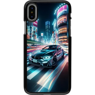 Coque iPhone X / Xs - BMW M4 Tokyo Night