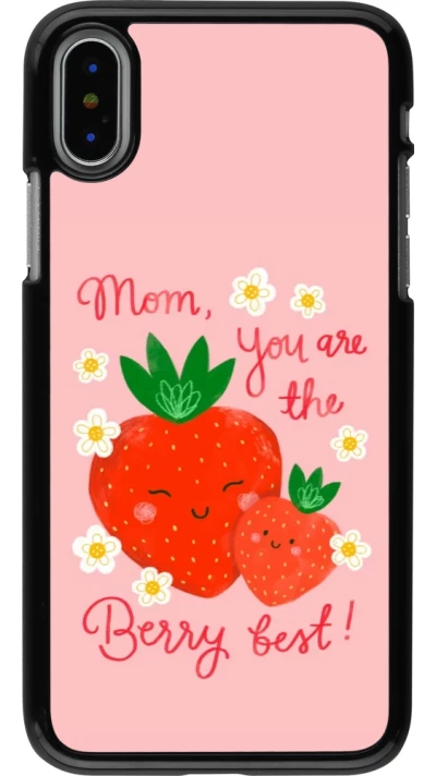 iPhone X / Xs Case Hülle - Mom 2026 Berry best