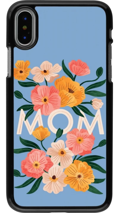 iPhone X / Xs Case Hülle - Mom 2026 Flowers