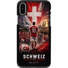 Coque iPhone X / Xs - Football Schweiz splash 2026