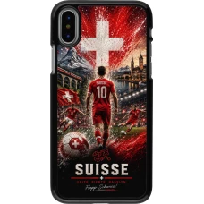 iPhone X / Xs Case Hülle - Fussball Suisse splash 2026