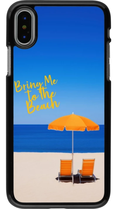 iPhone X / Xs Case Hülle - Summer 2025 Bring me to the beach