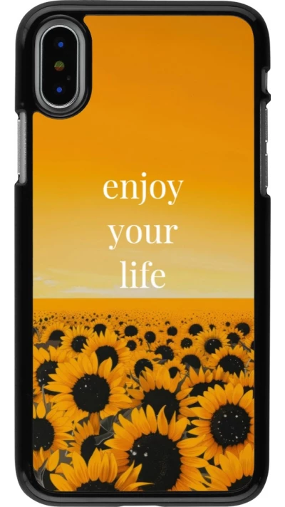 iPhone X / Xs Case Hülle - Summer 2026 Enjoy your life