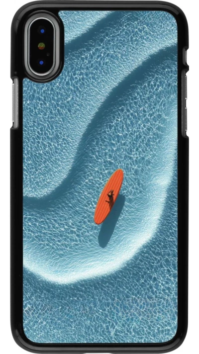 iPhone X / Xs Case Hülle - Orange surf Summer 2026