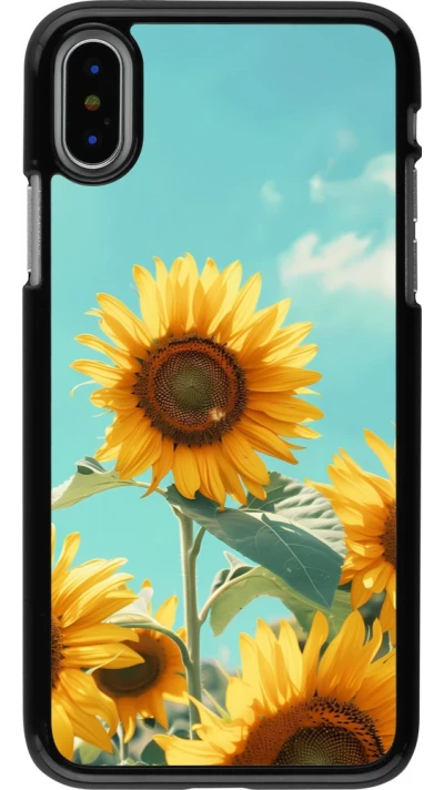 iPhone X / Xs Case Hülle - Sunflowers Summer 2026