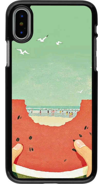 iPhone X / Xs Case Hülle - Views through a watermelon Summer 2026