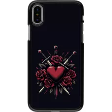 iPhone X / Xs Case Hülle - Valentine 2024 gothic love