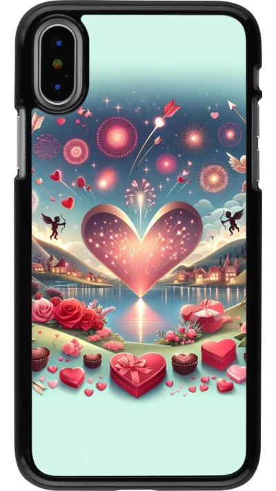 Coque iPhone X / Xs - Valentine 2025 Chic