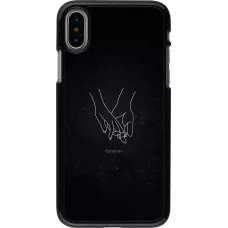 iPhone X / Xs Case Hülle - Valentine 2023 hands forever