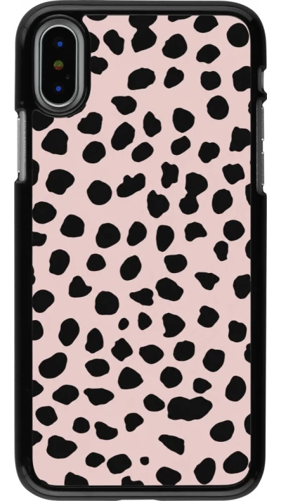 Coque iPhone X / Xs - Wild Leopard Pink