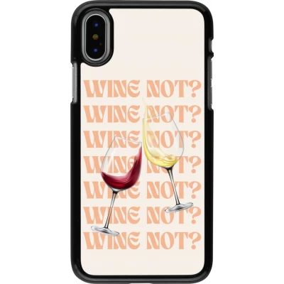 Coque iPhone X / Xs - Wine not