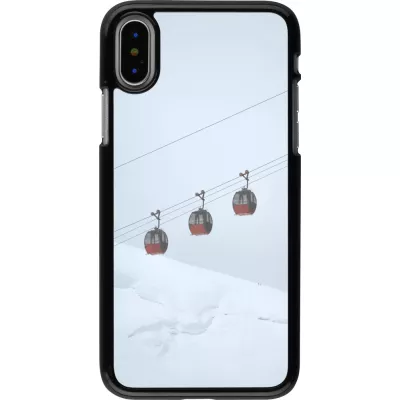 Coque iPhone X / Xs - Winter 22 ski lift